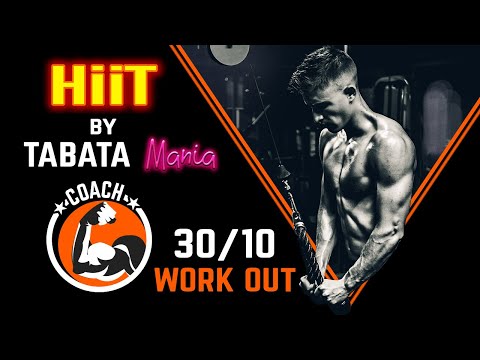 TABATA 30/10 - HiiT Workout music w/ TIMER - Intense TABATAMANIA