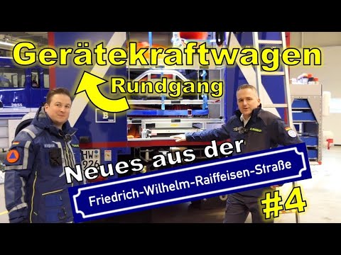 Feuerwehr bei uns zu Gast + Rundgang GKW