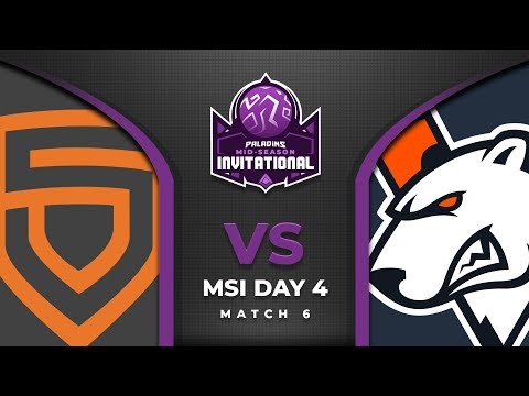 Paladins MSI 2019 - Day 4 - Match 6 - Penta vs Virtus.Pro