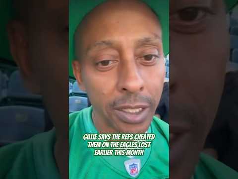 Gillie Da Kid Says The Refs Cheated Eagles lost earlier This month Is there some truth to this?