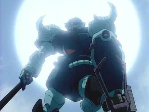 08th MS Team vs. the Gouf Custom (Eng Sub)