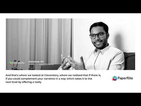 How Freshworks reduced its Cost Per Lead (CPL) by 70% using Paperflite's Cleverstory