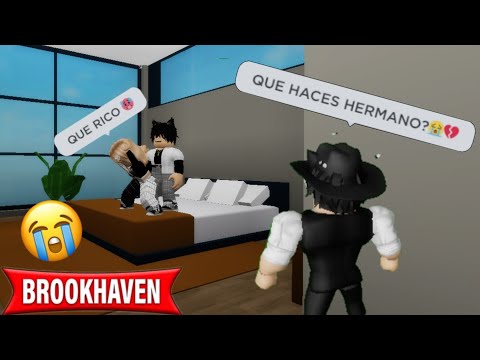 MI HERMANO me ROB0 a MI NOVIA en BROOKHAVEN 😭💔