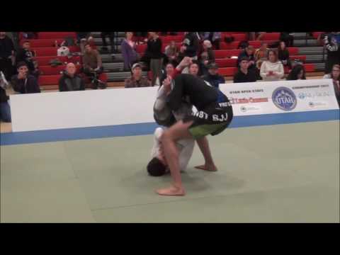 Boomer Arellano - Utah State BJJ Championships 2017 - Flying armbar / Rolling armbar