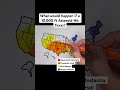 What If A 10 000 Ft Asteroid Hit Texas Usa Unitedstates Map Geography States