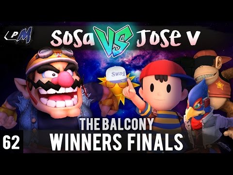 PM @ the Balcony 62 - Winners Finals ft. R3|Sosa (Wario) VS Jose V (Ness)
