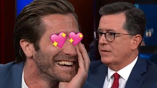 Jake Gyllenhaal Is In LOVE With Stephen Colbert