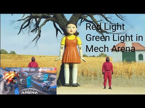 Red light green light in Mech Arena.