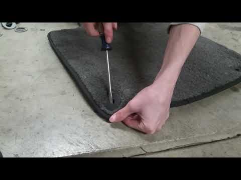 Volkswagen floor mat clip removal
