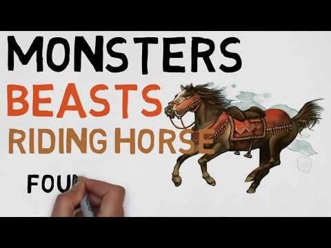 Beast #69: Riding Horse (DnD 5E Monsters)