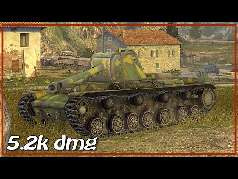 KV-3 • 4 frags • 5.2k dmg • WoT Blitz