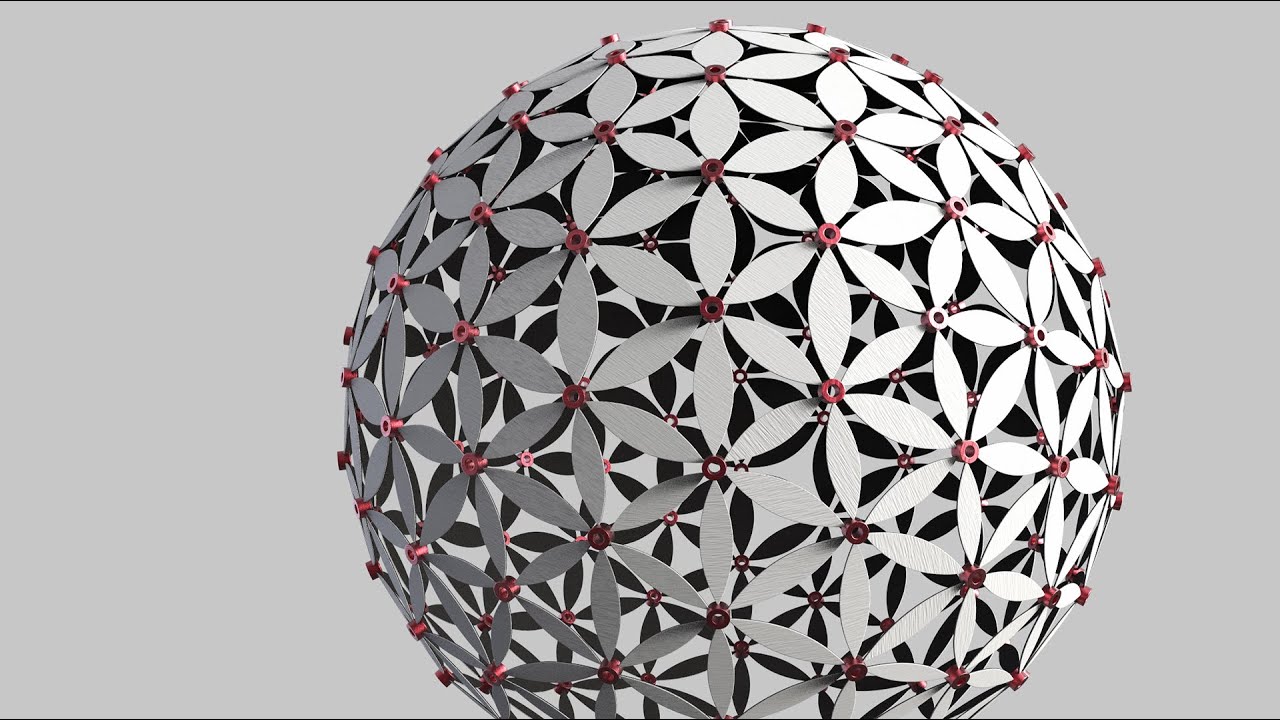 # 267 : Flower Ball / Rhino Grasshopper Advanced Tutorial