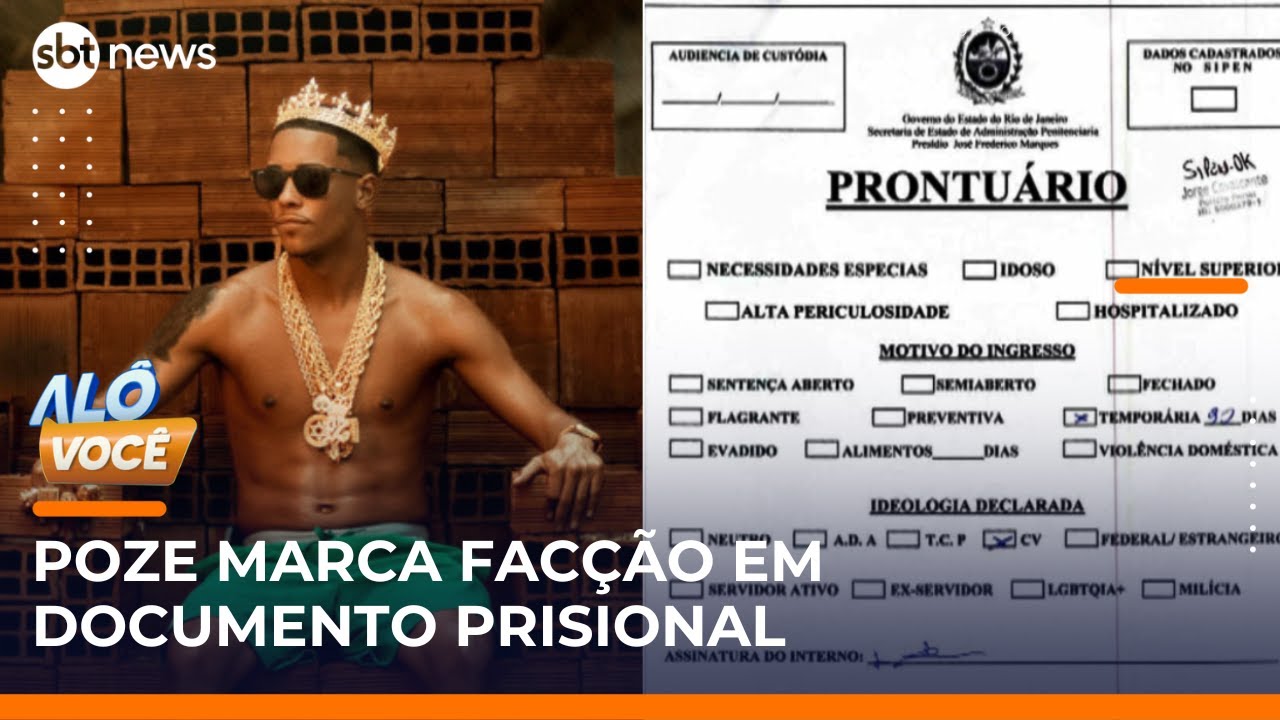 Poze do Rodo assinala facção em documento de triagem prisional | #AlôVocê (30/05/25)