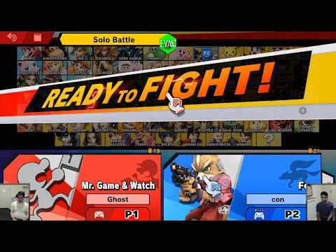 EVAC 21/2/20 - SSBU - KNG | Ghost (Mr. Game & Watch) vs Con (Fox) - Winners Finals