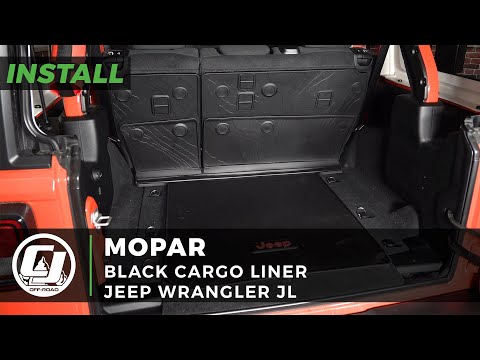 2018-2021 Jeep JL Install | Mopar Black Cargo Liner