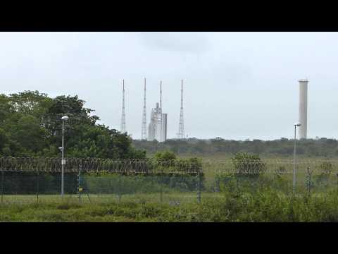 Ariane 5, VA 213, ATV-4 arrived on ELA3, the day before launch, 04.06.2013, Full HD