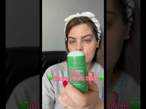 Green Mask Stick 💚 or 🤢 ? #greenmaskstick #green #mask #beauty #greenmaskstickviral #chiaseeds