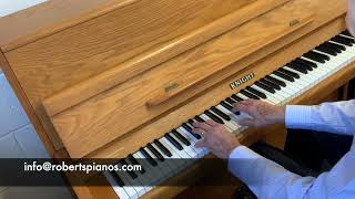 Video thumbnail for Knight K10 112cm upright 1979; originally sold in Steinway Hall London (see letter here): by Roberts Pianos