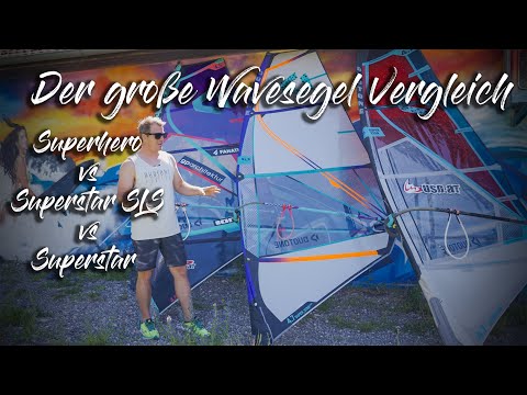 Duotone Super Hero, Super Star und Superstar SLS im Vergleich - 2022 Wavesegel