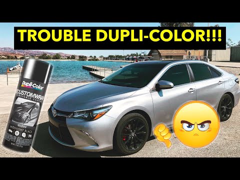 The TROUBLE I Had With "Dupli-Color Spay Wrap"