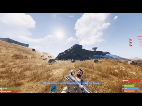 1v3 while trying to loot decayed base | Rust Console