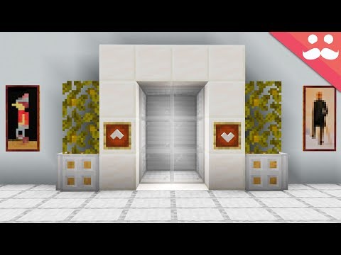 Realistic Piston Elevators with Honey Blocks