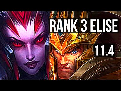 ELISE vs JARVAN IV (JUNGLE) | Rank 3 Elise, 7/3/19 | TR Challenger | v11.4