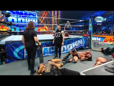 Kevin Owens & Sami Zayn se Confrontan Survivor Series WarGames - WWE SmackDown Español 15/11/2022