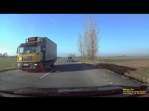 Idiota w Volvo z przyczepką na czołówkę -DW973- 24.04.2021r