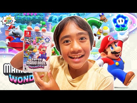 Ryan's Magical Day with Super Mario Bros. Wonder!