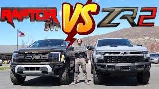 2024 Ford Raptor vs 2024 Chevy Silverado ZR2: Is Ford Still King?