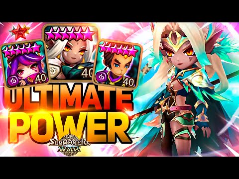 TrueWhale Destroys Enemies with His LD Army - Summoners War