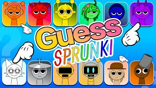 Satisfying Sprunki color mixing | Let's see how many you can guess correctly