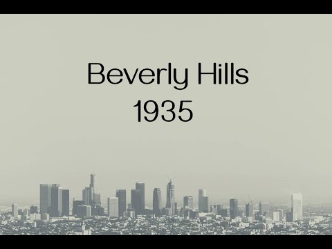 A Drive Through Beverly Hills, California in 1935