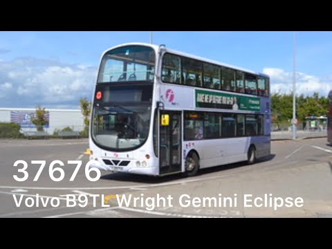37676 struggles to accelerate (Y2 to Yate // Volvo B9TL Wright Gemini Eclipse)