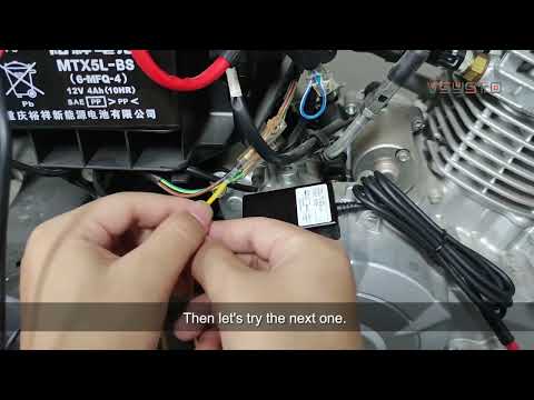 How to find the ACC 12v power source on motorcycle？