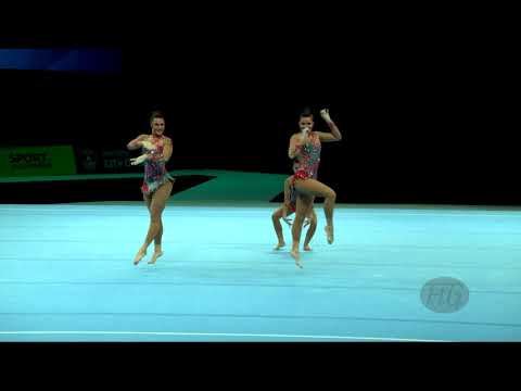 Portugal (POR) - 2018 Acrobatic Worlds, Antwerpen (BEL) - Balance  Women's Group