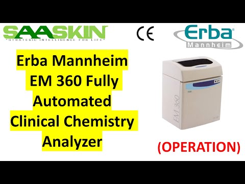 Erba Mannheim EM 360 Fully Automated Clinical Chemistry Analyzer| #190055 | Medical Analyzer |