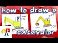 View 27 Excavator Truck Drawing Easy