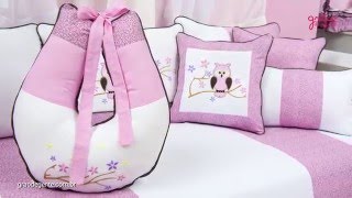 Almofada para Amamentação Corujinha Rosa | Ref: 52014