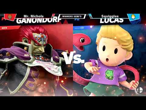 Mr  Nichols (Ganon) vs Squiggles Winners Semis Daytona Labs 7 Super Smash Bros Tournament