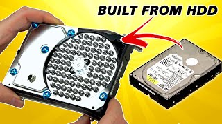 AMAZING IDEA from HDD broken - Costruito con Hdd rotto