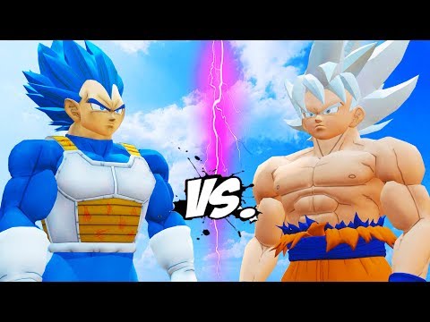 GOKU (Mastered Ultra Instinct) vs VEGETA (Royal Blue) Video