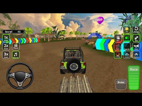Cargo Jeep Drive: Offroad Game - Android Gameplay