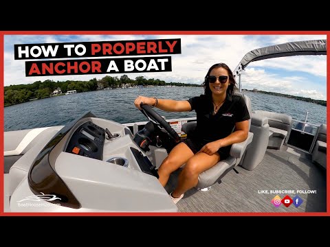How to properly anchor a Boat. BoatHouseH2o com.