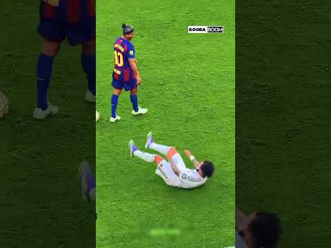 مقلب مارسيلو ورونالدينيو في المباراة الخيرية 😆⚽#football #shorts