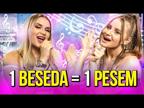 1 beseda 1 pesem: Na kavču sta se tokrat „spopadli“ | Lara Kadis in Ula Ložar |