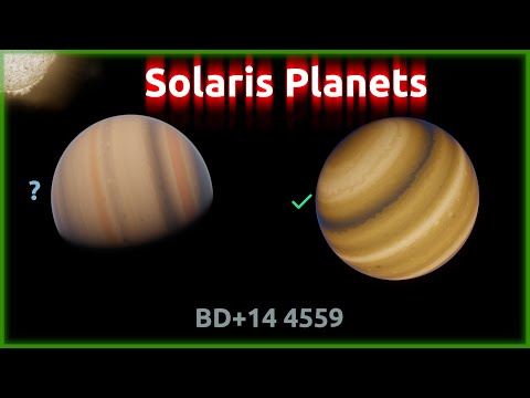 Solaris - BD+14 4559 gas giant exoplanets around K type star Spaceengine SUper JUpiter