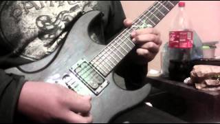 Meshuggah sublevels Guitar solo cover &quot;my way...