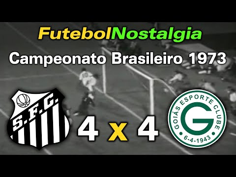 Santos 4 x 4 Goiás - 06-02-1974 ( Campeonato Brasileiro 73 )